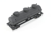 Load image into Gallery viewer, HO Brass S. Soho &amp; Co. Various Roads 1920 Three Dome Tank Car Factory Painted Black
