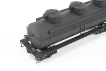 Load image into Gallery viewer, HO Brass S. Soho &amp; Co. Various Roads 1920 Three Dome Tank Car Factory Painted Black
