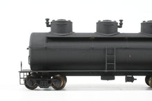 Load image into Gallery viewer, HO Brass S. Soho &amp; Co. Various Roads 1920 Three Dome Tank Car Factory Painted Black
