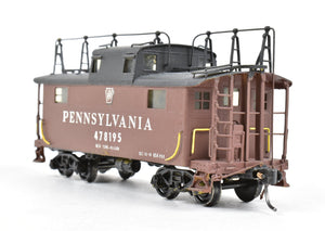 HO Brass Sunset Models PRR - Pennsylvania Railroad Class N5a Steel Cabin Car with Antenna C/P