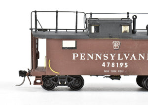 HO Brass Sunset Models PRR - Pennsylvania Railroad Class N5a Steel Cabin Car with Antenna C/P