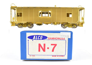 HO Brass Alco Models NYC - New York Central N-7 Bay Window Caboose