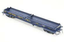 Load image into Gallery viewer, O Brass OMI - Overland Models, Inc. C&amp;O - Chesapeake &amp; Ohio Evans Steel Coil Steel Car w/full Walkways &amp; Angled Covers. With C&amp;O and Contrail Hoods Factory Painted No. 306521
