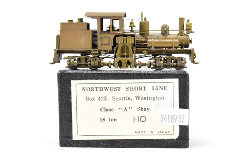 HO Brass NWSL - Northwest Short Line Various Roads Class A Shay 18 Ton 2-truck