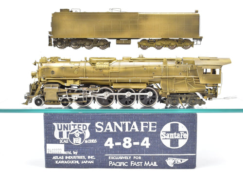HO Brass PFM - United ATSF - Santa Fe 4-8-4 Northern 1975 Run