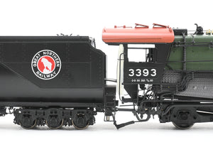 HO Brass CON GPM - Glacier Park Models GN - Great Northern O-8 Class 2-8-2 Factory Painted No. 3393