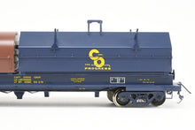 Load image into Gallery viewer, O Brass OMI - Overland Models, Inc. C&amp;O - Chesapeake &amp; Ohio Evans Steel Coil Steel Car w/full Walkways &amp; Angled Covers. With C&amp;O and Contrail Hoods Factory Painted No. 306521
