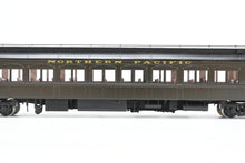 Load image into Gallery viewer, HO Brass W&amp;R Enterprises NP - Northern Pacific Arch Window Coach Nos. 1370 - 1379 Custom Painted Pullman Green + Interior No. 1377
