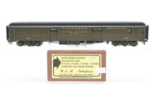 Load image into Gallery viewer, HO Brass W&amp;R Enterprises NP - Northern Pacific Truss Rod Baggage Car Factory Painted Pullman Green No. 1595

