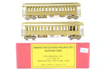 Load image into Gallery viewer, HO Brass MTS Imports Manhattan Elevated Railway and C&amp;SSRT - Chicago &amp; South Side Rapid Transit Elevated 2 Car Set
