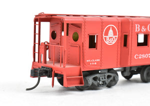 HO Brass Trains Inc. B&O - Baltimore and Ohio I-5B Bay Window Caboose Custom Painted NO BOX