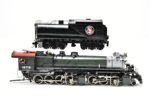 HO Brass PFM - Tenshodo GN - Great Northern 2-6-8-0 Class M-2 1964 Run Can Motor Upgrade Pro-Paint No. 1975