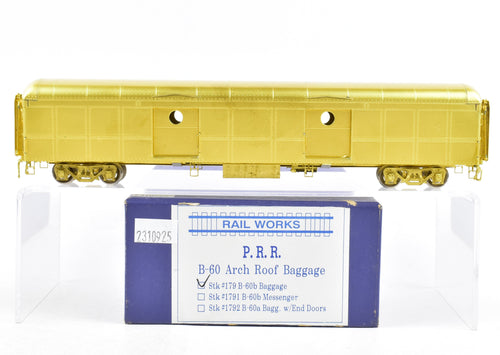 HO Brass Railworks PRR - Pennsylvania Railroad B-60b Arch Roof Baggage Car
