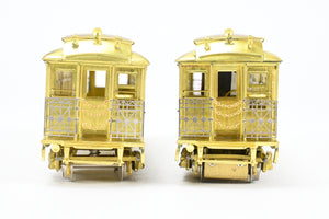 HO Brass MTS Imports Manhattan Elevated Railway and C&SSRT - Chicago & South Side Rapid Transit Elevated 2 Car Set