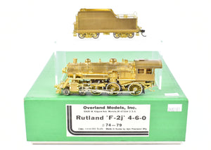 HO Brass OMI - Overland Models Inc. Rutland Railroad F-2j 4-6-0 #74-79