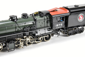 HO Brass PFM - Tenshodo GN - Great Northern 2-6-8-0 Class M-2 1964 Run Can Motor Upgrade Pro-Paint No. 1975