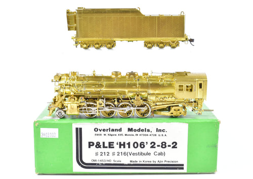 HO Brass OMI - Overland Models P&LE - Pittsburg & Lake Erie H-10b 2-8-2
