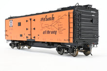 Load image into Gallery viewer, O Brass Pecos River Brass ATSF - Santa Fe SFRD Rr-33 Class Steel Refrigerator Car FP No. 4521
