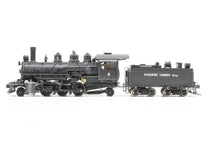 Load image into Gallery viewer, HO Brass PFM - United Oregon American Lumber Co. Baldwin 2-6-2 #105 CP &amp; Weathered Pickering Lumber Corp. #8
