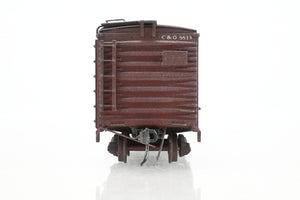 HO Brass Oriental Limited C&O – Chesapeake & Ohio Steel 40’ Box Car 8800-9499 Custom Painted & Weathered
