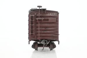 HO Brass Oriental Limited C&O – Chesapeake & Ohio Steel 40’ Box Car 8800-9499 Custom Painted & Weathered