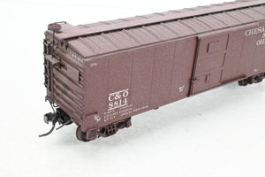 HO Brass Oriental Limited C&O – Chesapeake & Ohio Steel 40’ Box Car 8800-9499 Custom Painted & Weathered