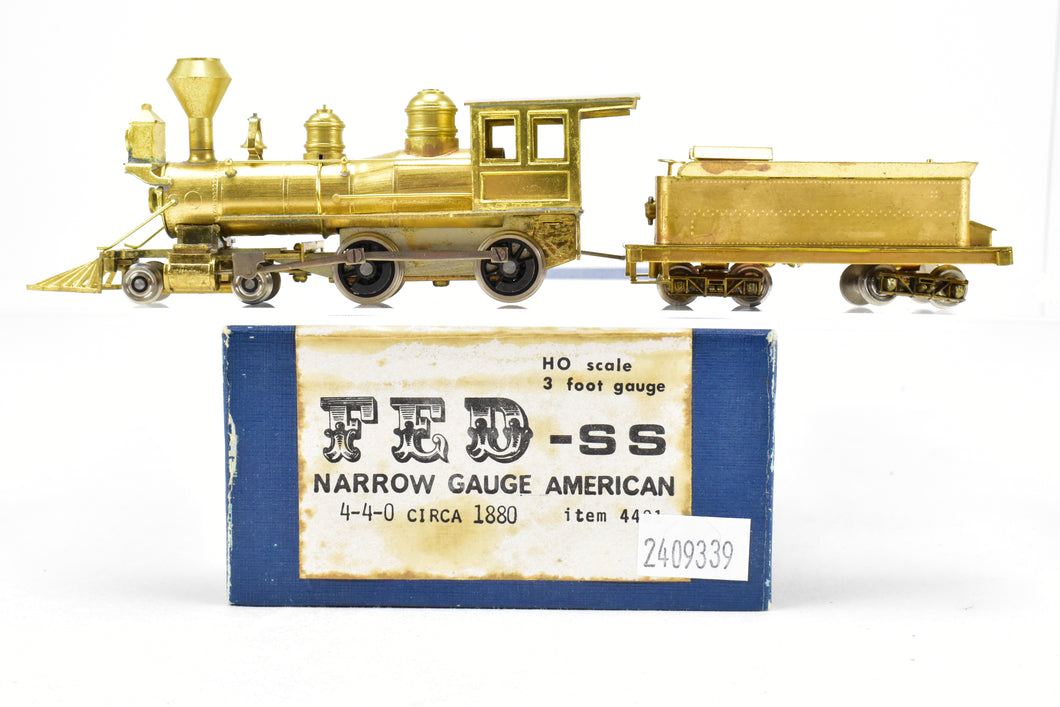 HOn3 Brass FED - Far East Distributors Various Roads American 4-4-0 Circa 1880 Spartan Series