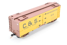 Load image into Gallery viewer, HOn3 Micro-Trains C&amp;S - Colorado &amp; Southern 30’ Composite Underframe Refrigerator Car FP No. 515
