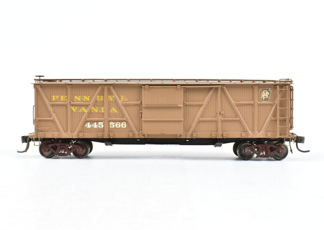 HO Brass NJ Custom Brass PRR -Pennsylvania Railroad X-23 Wood Box Car Custom painted NO BOX