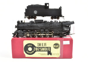 HO Brass Key Imports DM&IR - Duluth, Missabe and Iron Range 2-10-2 "Santa Fe" Class E Custom Painted No. 504