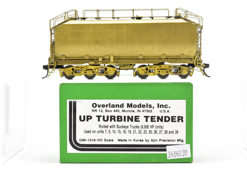 HO Brass OMI - Overland Models, Inc. UP - Union Pacific Gas Turbine Tender used on the 3-Unit 8500 HP Units