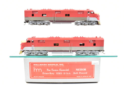 HO Brass Hallmark Models Frisco-Katy The Texas Special E7 A-A Both Powered
