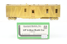 Load image into Gallery viewer, HO Brass OMI - Overland Models, Inc. UP - Union Pacific 6-Man Bunk Car #907640
