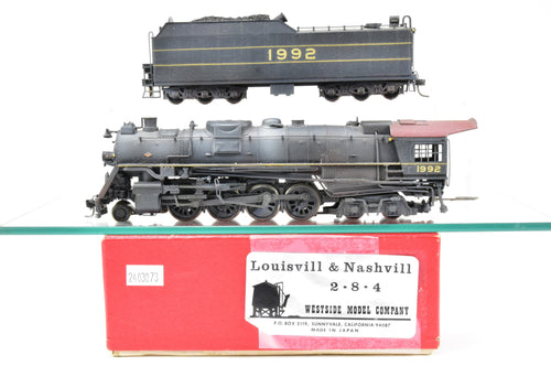 HO Brass Westside Model Co. L&N - Louisville & Nashville 2-8-4 Berkshire CP No. 1992