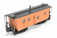 Load image into Gallery viewer, HO Brass OMI - Overland Models, Inc. MILW - Milwaukee Road Bay Window Caboose With Small Intermediate Ribs Custom Painted
