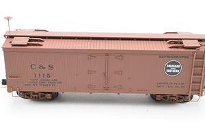 HOn3 Micro-Trains C&S - Colorado & Southern 30’ Composite Underframe Refrigerator Car FP No. 1115