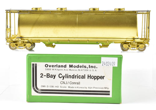 HO Brass OMI - Overland Models, Inc. CNJ/CR - Central Railroad of New Jersey/Conrail 2-Bay ACF Cylindrical Hopper