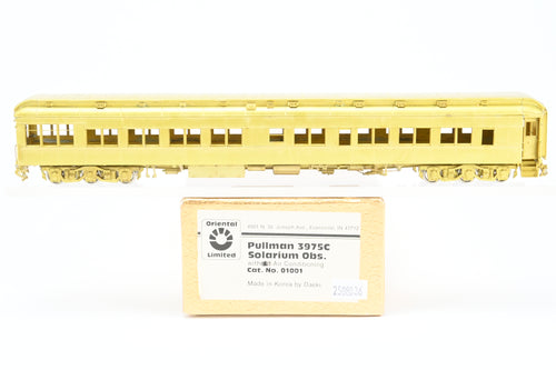 HO Brass Oriental Limited Pullman Various Roads Heavyweight Plan 3975c Solarium Observation Car