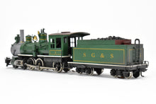 Load image into Gallery viewer, HOn3 Brass Balboa D&amp;RGW - Denver &amp; Rio Grande Western T-12 4-6-0 Custom Built and CP Private Road SG&amp;S #5 w/FED Tender and Can Motor Upgrade AS-IS
