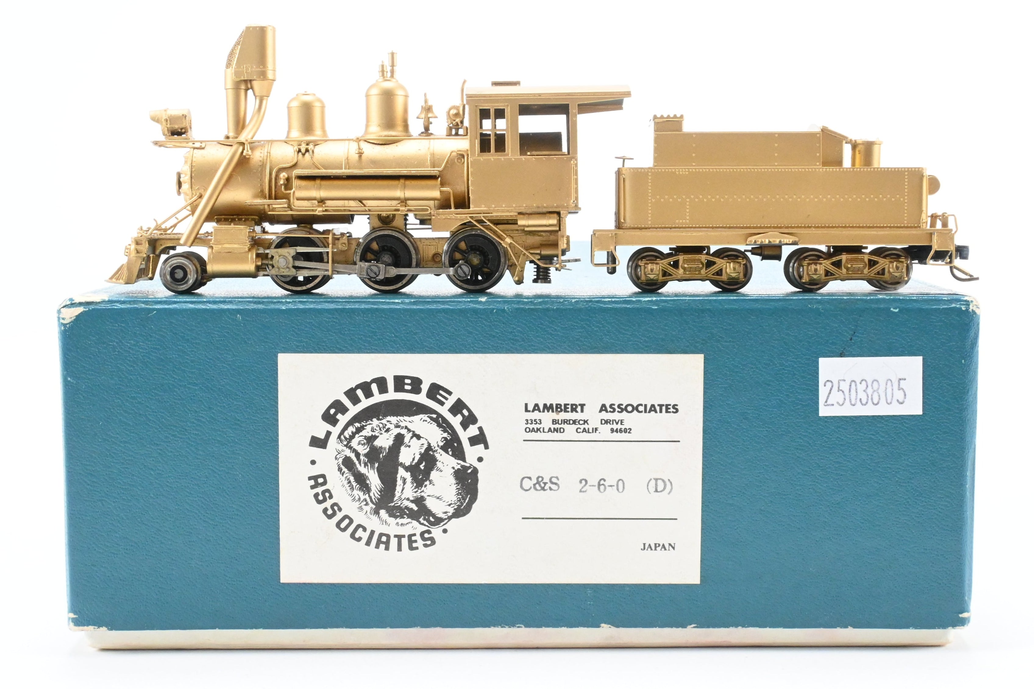 HOn3 Brass Lambert C&S - Colorado & Southern B-3A Class 2-6-0 No
