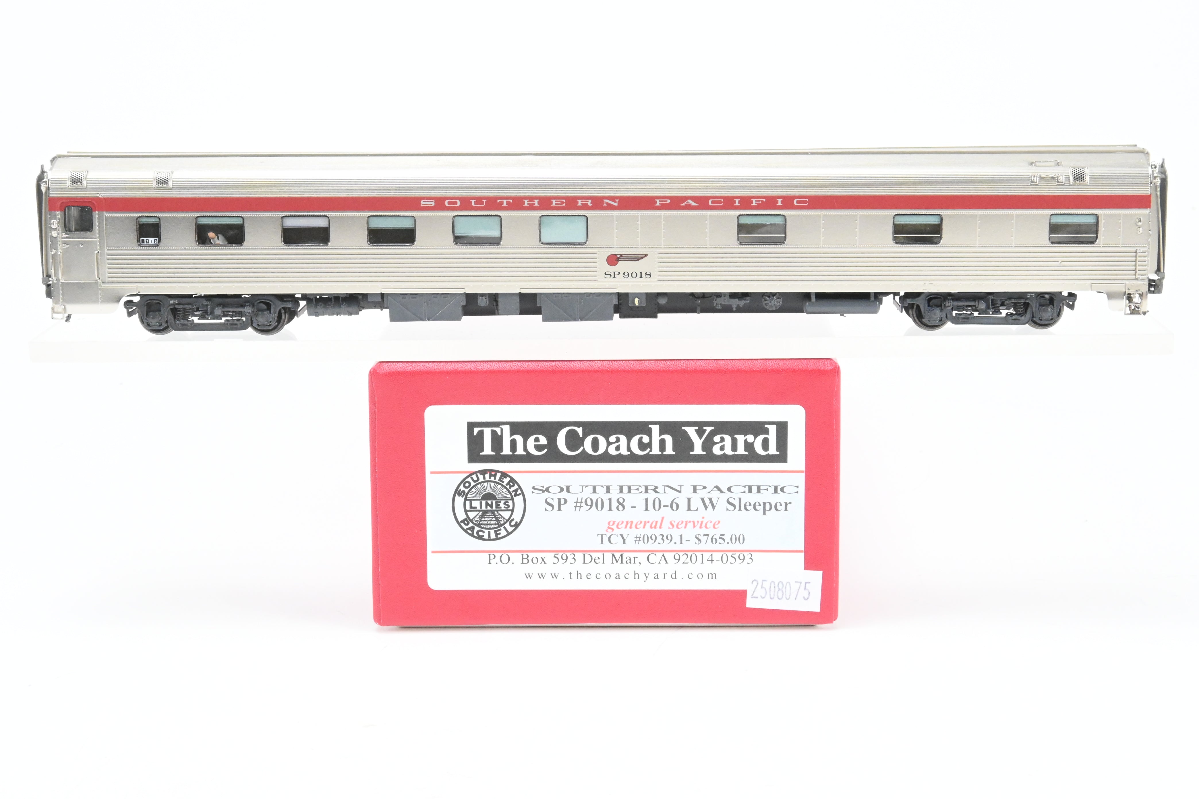 HO Brass TCY - The Coach Yard TCY-0931.1 SP - Southern Pacific