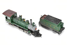 Load image into Gallery viewer, HOn3 Brass Balboa D&amp;RGW - Denver &amp; Rio Grande Western T-12 4-6-0 Custom Built and CP Private Road SG&amp;S #5 w/FED Tender and Can Motor Upgrade AS-IS
