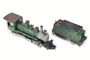 HOn3 Brass Balboa D&RGW - Denver & Rio Grande Western T-12 4-6-0 Custom Built and CP Private Road SG&S #5 w/FED Tender and Can Motor Upgrade AS-IS