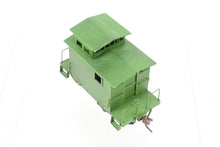 Load image into Gallery viewer, HOn3 Brass WMC - Westside Model Co. Westside Lumber Co. Short Caboose No. 7 Custom Painted Green
