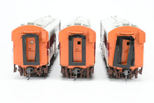 Load image into Gallery viewer, HO Brass OMI - Overland Models Inc. MILW - Milwaukee Road Erie Built A/B/A Set Factory Painted for the Olympic Hiawatha, Nos. 6A/6B/6C
