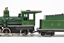 Load image into Gallery viewer, HOn3 Brass Balboa D&amp;RGW - Denver &amp; Rio Grande Western T-12 4-6-0 Custom Built and CP Private Road SG&amp;S #5 w/FED Tender and Can Motor Upgrade AS-IS
