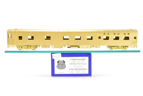 HO Brass Cascade Models UP/Various Roads -Union Pacific Pullman Standard Lot 6669 Plan 4099 6sec 6 rmt 4bdr Sleeper (1960's Version)
