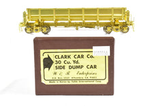 Load image into Gallery viewer, HO Brass W&amp;R Enterprises Clark Car Co. 30 Cu. Yd. Side Dump Car
