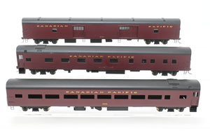 HO Brass PFM - Van Hobbies CPR - Canadian Pacific Railway Lightweight Passenger Cars Set #1 F/P