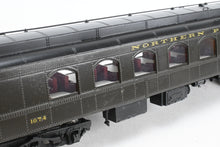 Load image into Gallery viewer, HO Brass Cascade Models NP - Northern Pacific HW Dining Car Modernized #1674-1679 Custom Painted + Interior No. 1674
